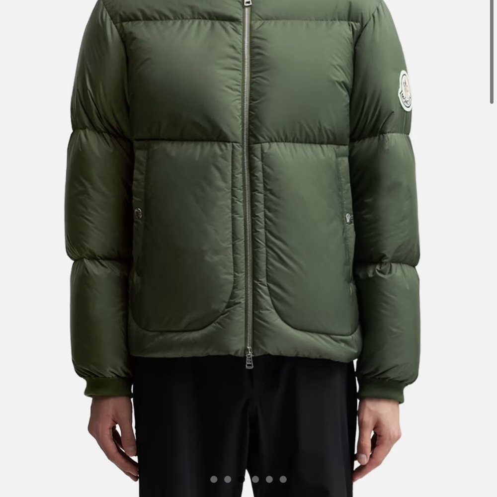 Moncler Olive Puffer Jacket for Men